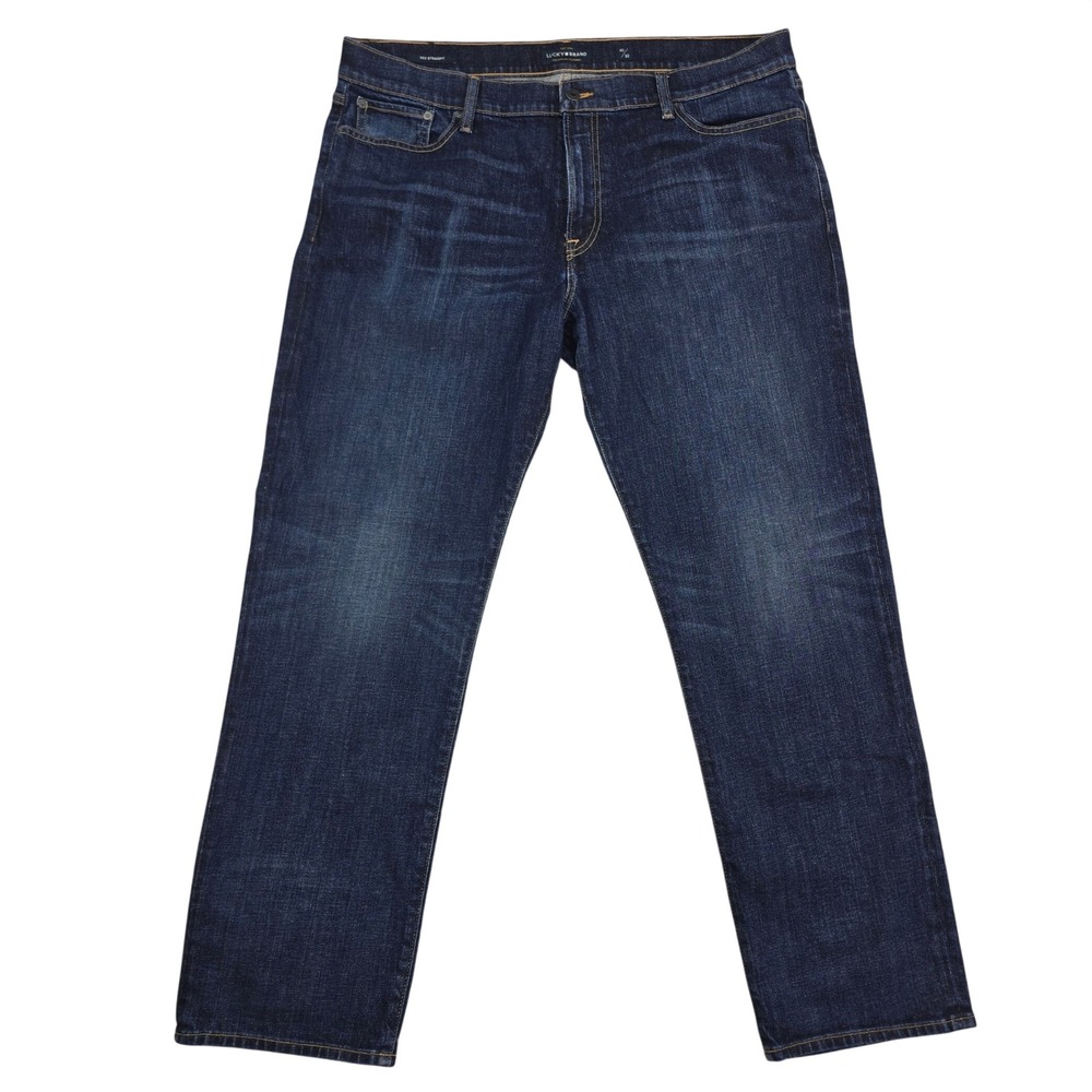 Lucky Brand 363 Vintage Straight Jeans Mens 40x32 (42x32) Dark Wash Stretch
